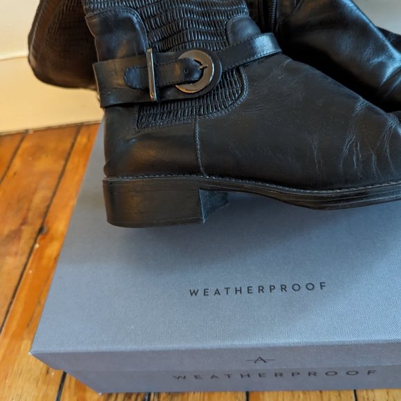 Aquatalia knee-high leather booths size 41/US 11 - Picture 3 of 3